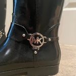 Michael Kors Black MK Rain Boots Photo 2