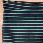 Old Navy  blue green stripes stretchy office pencil skirt Photo 1