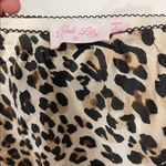 Pink Lily  WOMENS LEOPARD ANIMAL PRINT SATIN MINI SKIRT MEDIUM Photo 2
