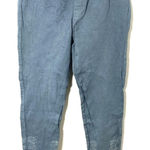 Umgee USA Distressed Denim Pull-On Jeggings Ankle Zip Stretch Cotton Blend Sz XL Photo 0