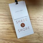 Shade & Shore  Women's White and Green Floral Bikini Top - Size 34A - NWT Photo 1