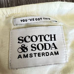 Scotch & Soda  Dress Large Midi Paneled With Gathering Details Yellow Preppy Photo 2