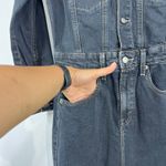 Universal Threads Universal Thread Fair Trade Denim Maxi Shirt Dress Long Sleeve‎ Button Front Photo 5