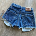 Levi’s Vintage  569 high rise high waisted frayed exposed pockets denim shorts Photo 0