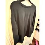 Merry Christmas Sweatshirt Leopard Print‎ Holiday Black Long Sleeve Size XL Photo 3