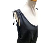 Aerie Tassel Tie Romper Black Size XXL Photo 8