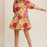 Listicle Flower Print Button Front Bubble Mini
Dress Photo 6