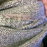 Athleta Sweater Size XS Borealis Cowl Neck Chunky Wool Knit Side Zips Gray Photo 8