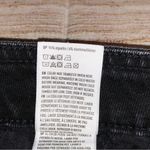 American Eagle Black Button Up Denim Jean Mini Skirt With Pockets Size 2 Photo 4