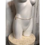 Gold Chain Waist Belt with Dangling Shell Charm – Adjustable Body Chain Photo 1