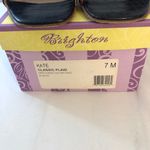 Brighton Vintage Women’s SZ 7 M Kitten Heels KATE Classic Plaid CROC Leathet Sandals Photo 8