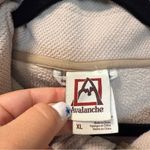 Avalanche Women's Half Zip Tan Neutral Textured Fleece Pullover Sweatshirt XL Photo 3