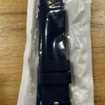 Fits Samsung Watch 5: Black Watch Strap with Silver Buckle NWT Photo 0