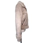 MOTHER Sherpa Jacket The Roamer Size XS Tan Photo 7
