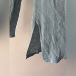 J.Jill Linen Blend Open Front Cardigan Petite Teal Beachy Long Sleeve Photo 3