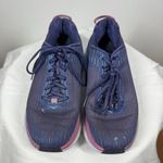 HOKA ONE ONE Clifton Sneaker Women 8.5 Purple Pink Running Athletic Active Shoe Photo 4