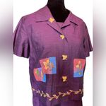 Sag Harbor Vintage 90s Cottagecore Boho Hippie Fall Seasonal Patchwork Dress Set Photo 7