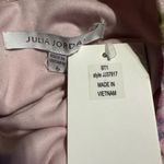 Julia Jordan Floral Print Fit & Flare Pink Smocked Waist Dress Size 6 New Photo 6