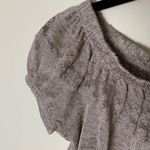 Delia's Delia’s Tan Lace Top Extra Small Photo 1