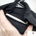 Twelfth Street by Cynthia Vincent Sweater Women Sz PS Ruffle Neck Long Sleeve Black Photo 2