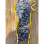 Athleta  Tie Dye Crop Leggings Small Gray Black Pocket High Rise Workout Yoga Gym Photo 4