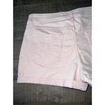 Aeropostale  Women's Pink High Waisted Double Button denim‎ shorts size 10 Photo 7