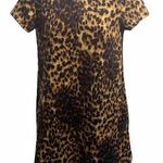 Maronie Cheetah Print Midi Dress Size M Photo 0