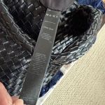 NA-KD Woven Rounded Bag Purse Black Faux Leather Photo 8