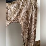 Inner Most Snake Skin Satin Robe Black Size undefined Photo 2
