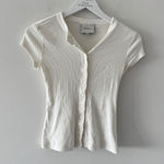 Reformation  Raelynn White Top Photo 0