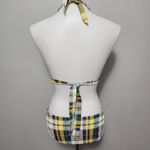 Victoria's Secret  yellow plaid triangle bikini size small Photo 4
