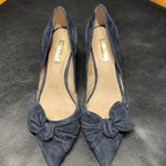 Louise et Cie Pumps Knot Bow D’orsay Suede Kitten Heels Cutouts Photo 1
