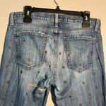 Current/Elliott Blue Rare Star Print Straight Leg Jeans SZ 30 The Stiletto Y2K Photo 8