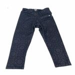 Everlast Floral Athletic Leggings, Black, Small Photo 7