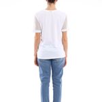 Michael Kors  Lace sleeved T-shirt White Size M Photo 1