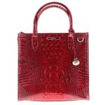 Brahmin NWT Caroline in Heartbreaker Red Melbourne Leather Satchel Purse Photo 0