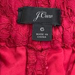 J.Crew  Red Lace Easy Pants Photo 6