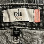CAbi Women’s Size 6 100% Boyfriend Jeans Black Smoke Wash Style 4329 Fall 22 Photo 3