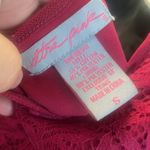 Ultra Pink Cottage Core fall leaf dress in cranberry size Small Photo 84