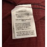 Woman's Y2K Button Long Sleeve Red Grunge Goth Whimsigoth Steampunk Ribbed 90s Photo 6