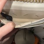 Bebe White Gold Crossbody Chain Strap Purse Photo 5