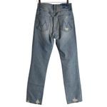 Mother The High Waisted Rider Skimp The Confession Distressed Jeans Size 26 Blue Photo 11