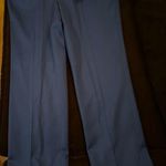 Buttons Jimmy Gamba Blue Vintage Pant Suit Set Sz 16 Fabric Bell Sleeves Collard Photo 8