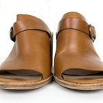 Madewell The Riley Convertible Slingback Mules English Saddle Brown Size 7.5 Photo 4