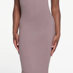 SKIMS  NWT Fits Everybody Lace Long Slip Dress Zinc size large Limited Edition Photo 0