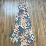 ASTR  the Label Floral Faux Wrap High Low Midi Dress Size S Photo 2