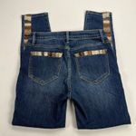 Driftwood  Jackie High Rise Jeans Southwest Embroidered Neutral Browns Size 26x28 Photo 2