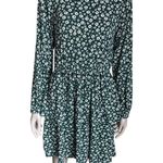Wednesday’s Girl Green and White Flower Dress Photo 1