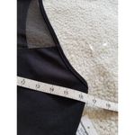 Bebe Illusion Mesh Cut Out Mini Halter Dress Black Sleeveless Women's Size M Photo 9