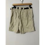 L.L. Bean Women's Size 12‎ Beige Nylon Cargo Hiking Shorts with Belt Tan Photo 2